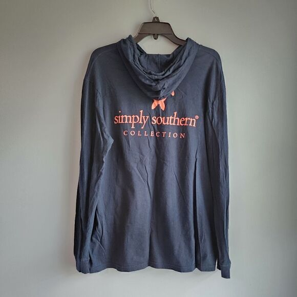 Simply Southern Turtle Logo Long Sleeve Hoodie - Picture 4 of 14